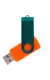Флешка TWIST COLOR MIX Оранжевая с зеленым 4016-05-02
