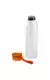 Термокружка Бутылка для воды VIKING WHITE 650мл. Белая с оранжевой крышкой 6143-05