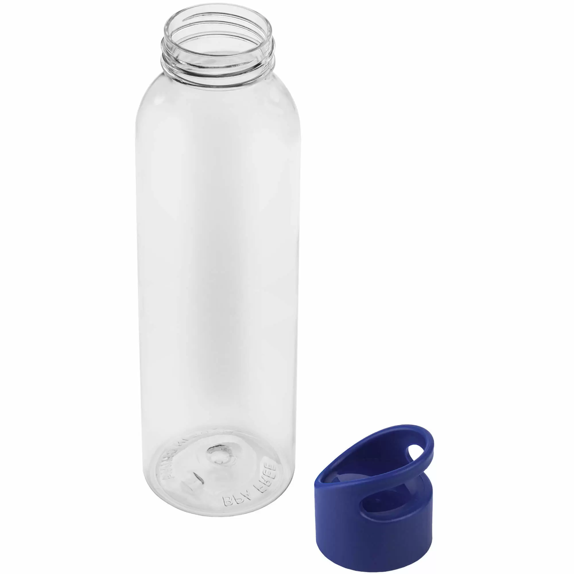 Термокружка Бутылка для воды BINGO 630мл. Прозрачная с синим 6071-20-01