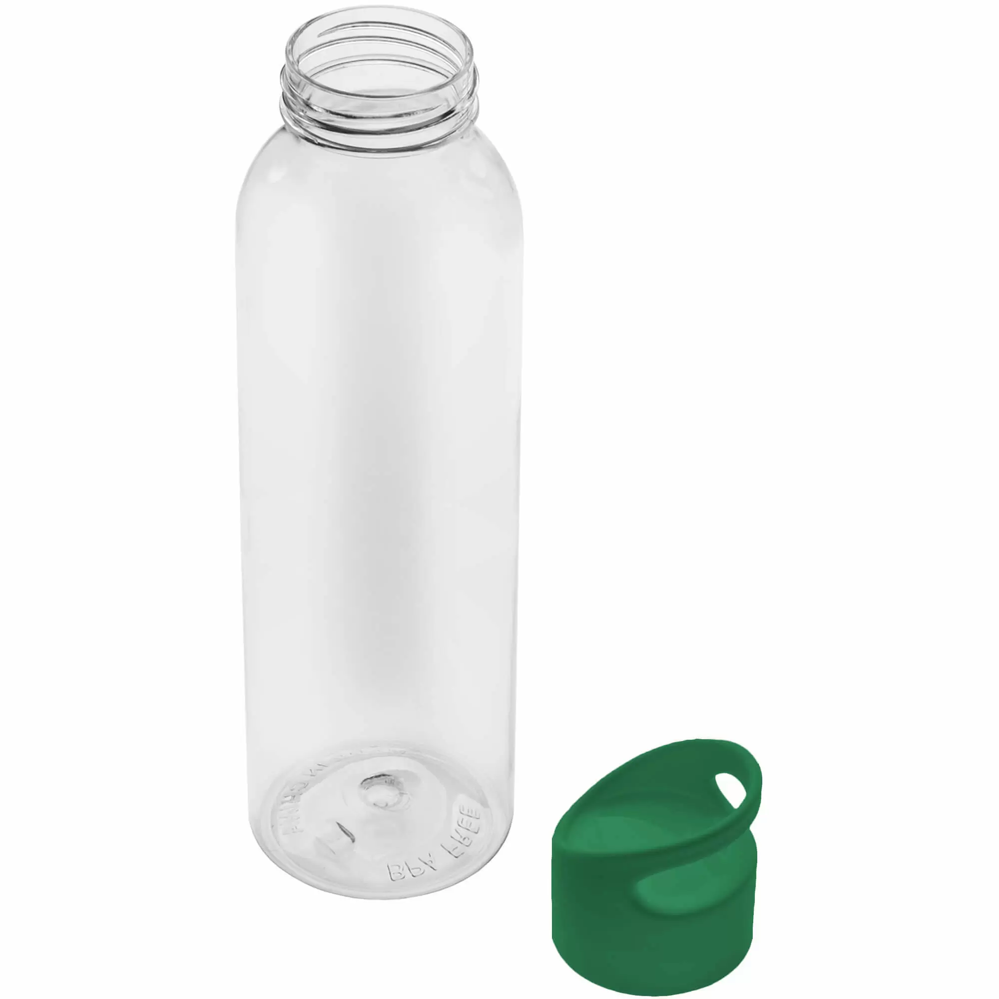 Термокружка Бутылка для воды BINGO 630мл. Прозрачная с зеленым 6071-20-02