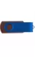 Флешка TWIST WOOD COLOR Темное дерево с синим 4014-32-01