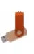 Флешка TWIST WOOD COLOR Светлое дерево с оранжевым  4014-31-05