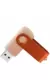 Флешка TWIST WOOD COLOR Светлое дерево с оранжевым  4014-31-05