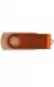 Флешка TWIST WOOD COLOR Светлое дерево с оранжевым  4014-31-05
