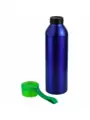 Термокружка Бутылка для воды VIKING BLUE 650мл. Синяя с салатовой крышкой  6140-15