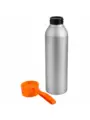 Термокружка Бутылка для воды VIKING SILVER 650мл. Серебристая с оранжевой крышко 6141-05