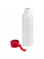 Термокружка Бутылка для воды VIKING WHITE 650мл. Белая с красной крышкой  6143-03