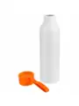 Термокружка Бутылка для воды VIKING WHITE 650мл. Белая с оранжевой крышкой  6143-05
