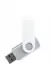 Флешка TWIST WHITE COLOR Серебристая с белым  4015-06-07