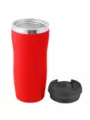 Термокружка SLIM SOFT 350мл. Красная с черной крышкой  6031-03