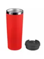 Термокружка KOMO SOFT 420мл. Красная с черной крышкой  6061-03