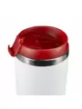 Термокружка KOMO WHITE 420мл. Белая с красной крышкой  6062-03