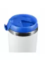 Термокружка KOMO WHITE 420мл. Белая с синей крышкой  6062-01