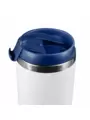 Термокружка KOMO WHITE 420мл. Белая с темно-синей крышкой  6062-14
