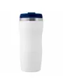Термокружка SLIM WHITE 350мл. Белая с темно-синей крышкой  6032-14