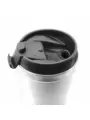 Термокружка SLIM WHITE 350мл. Белая с черной крышкой  6032-08