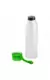 Термокружка Бутылка для воды VIKING WHITE 650мл. Белая с салатовой крышкой 6143-15