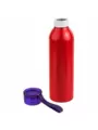 Термокружка Бутылка для воды VIKING RED 650мл. Красная с фиолетовой крышкой  6144-11