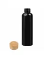 Термокружка Бутылка для воды BAMBOO PET 550мл. Черная  6264-08