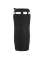 Термокружка SLIM SOFT COLOR 350мл. Черная с черной крышкой  6030-08