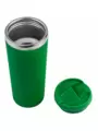 Термокружка KOMO SOFT COLOR 420мл. Зеленая с зеленой крышкой  6060-02