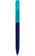 Ручка VIVALDI SOFT MIX Темно-синяя с бирюзовым 1333-14-16
