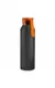 Термокружка Бутылка для воды VIKING BLACK 650мл. Черная с оранжевой крышкой 6142-05