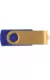 Флешка TWIST COLOR MIX Синяя с золотистым 4016-01-17