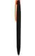 Ручка ZETA SOFT MIX Черная с оранжевым 1024-08-05