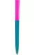 Ручка ZETA SOFT MIX Бирюзовая с розовым 1024-16-10