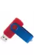Флешка TWIST COLOR MIX Красная с синим 4016-03-01
