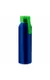 Термокружка Бутылка для воды VIKING BLUE 650мл. Синяя с салатовой крышкой 6140-15