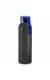 Термокружка Бутылка для воды VIKING BLACK 650мл. Черная с синей крышкой 6142-01