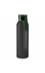 Термокружка Бутылка для воды VIKING BLACK 650мл. Черная с зеленой крышкой 6142-02