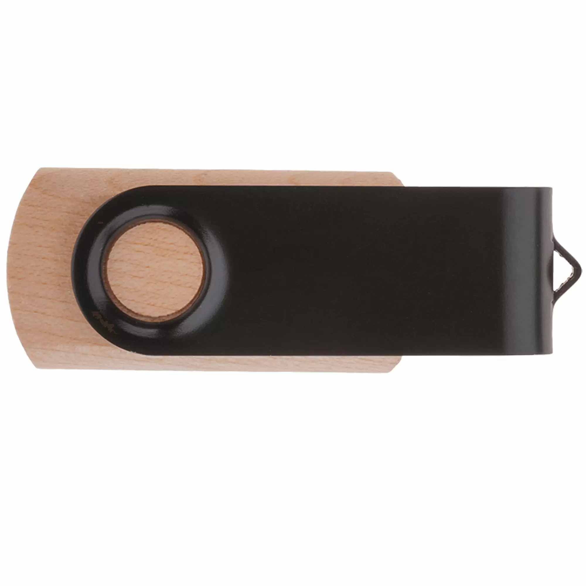Флешка TWIST WOOD COLOR Светлое дерево с черным  4014-31-08