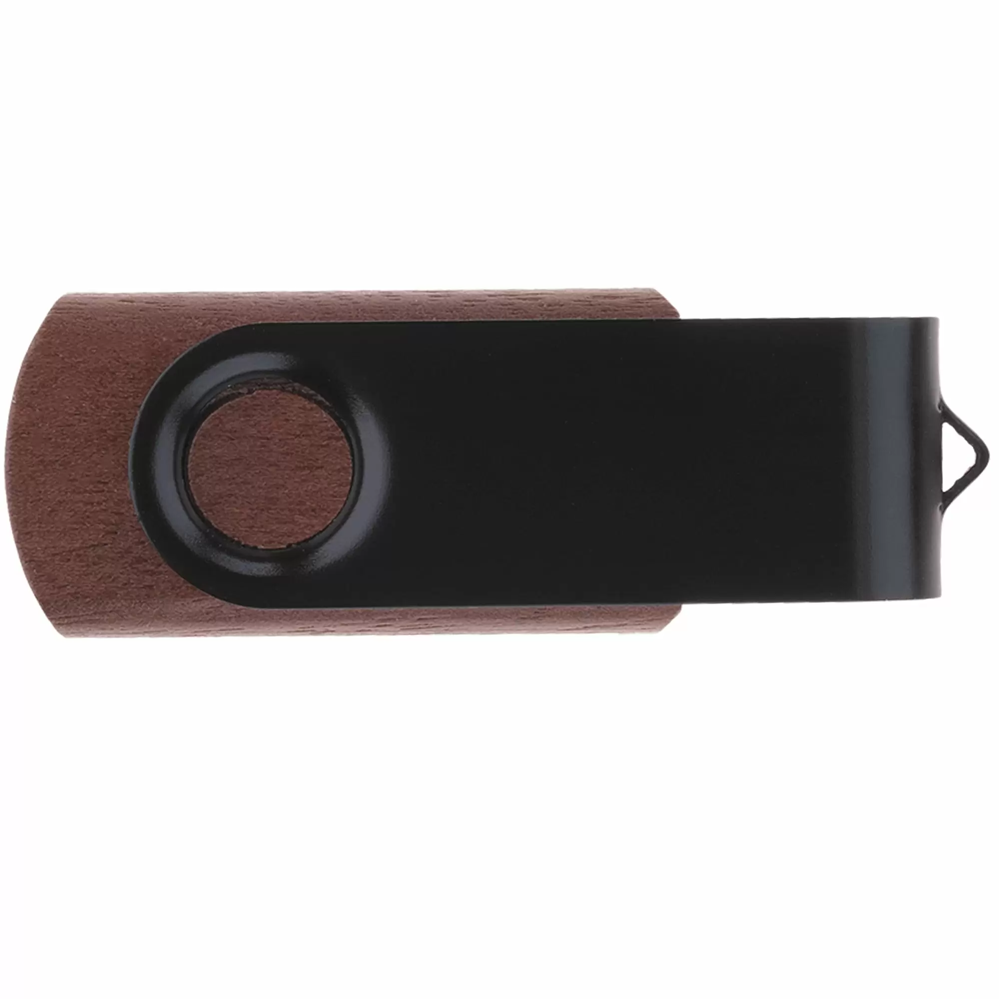 Флешка TWIST WOOD COLOR Темное дерево с черным  4014-32-08