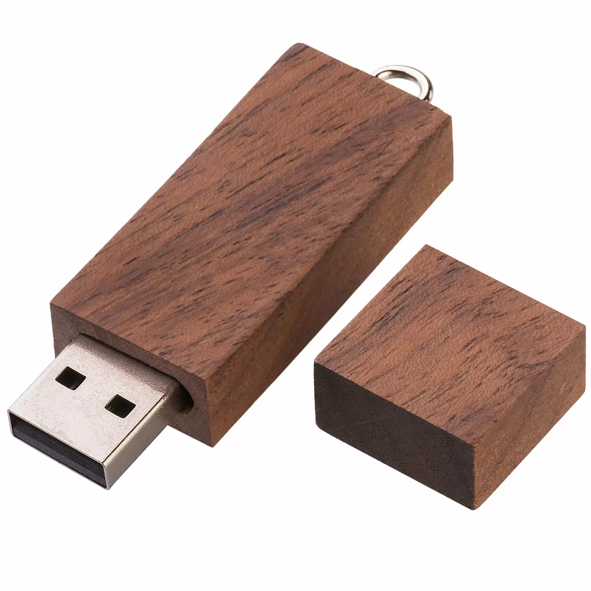 Флешка BRIKS WOOD Темное дерево  4001-32