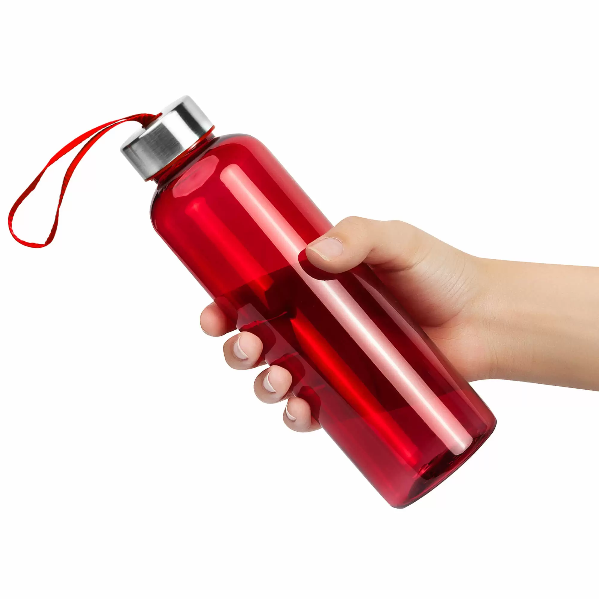 Термокружка Бутылка для воды VERONA PET COLOR 550мл Красная с красным 6261-03