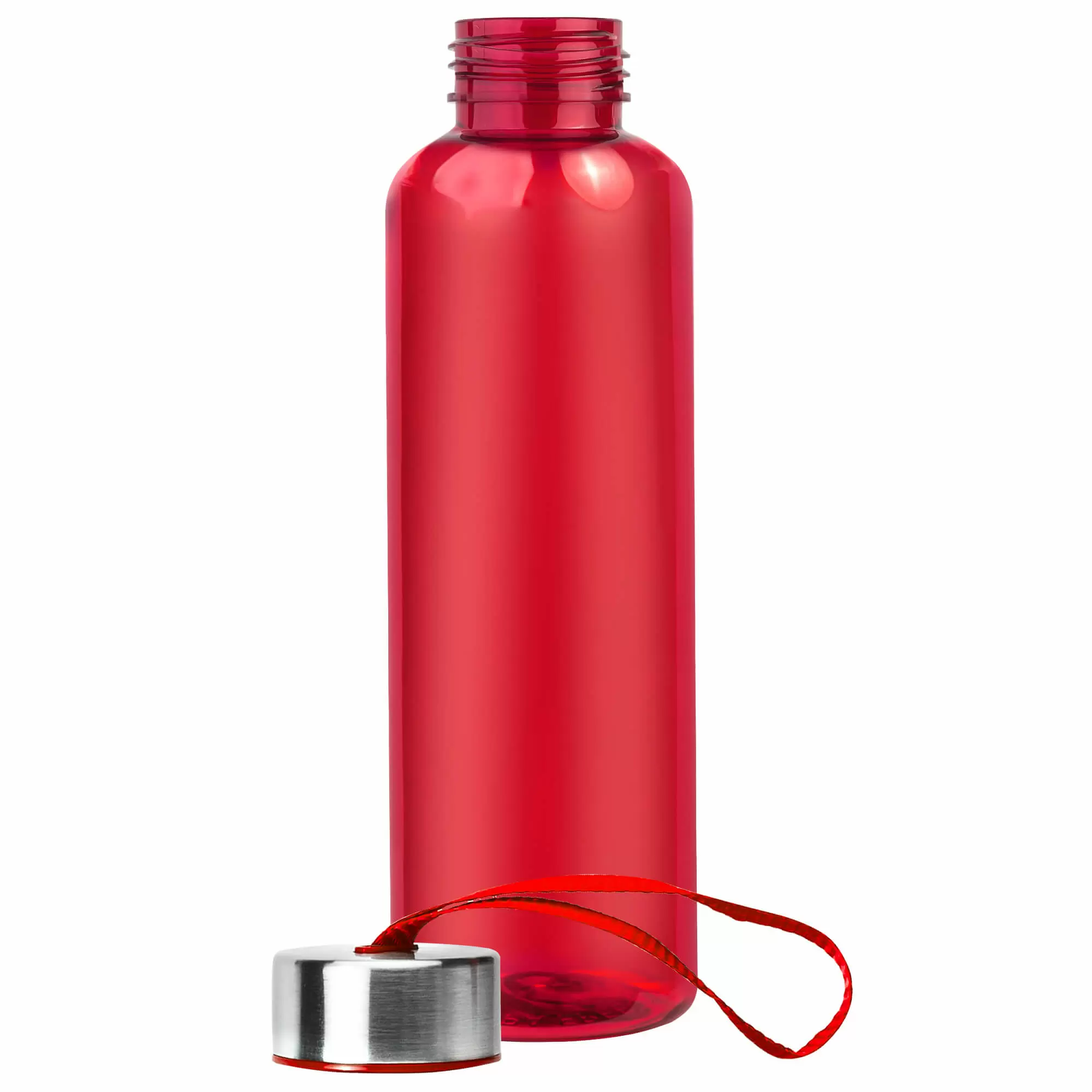 Термокружка Бутылка для воды VERONA PET COLOR 550мл Красная с красным 6261-03
