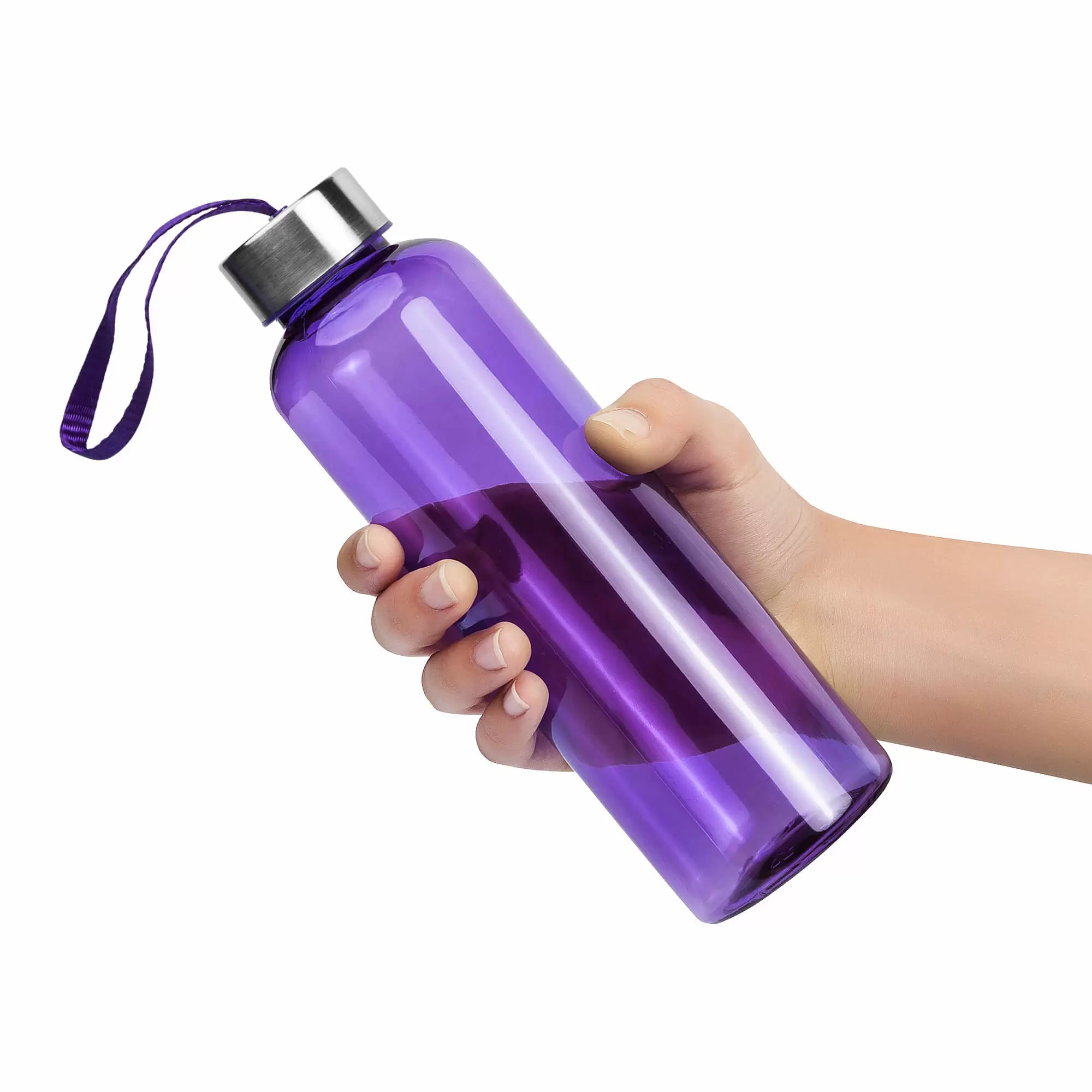 Термокружка Бутылка для воды VERONA PET COLOR 550мл Фиолетовая с фиолетовым 6261-11