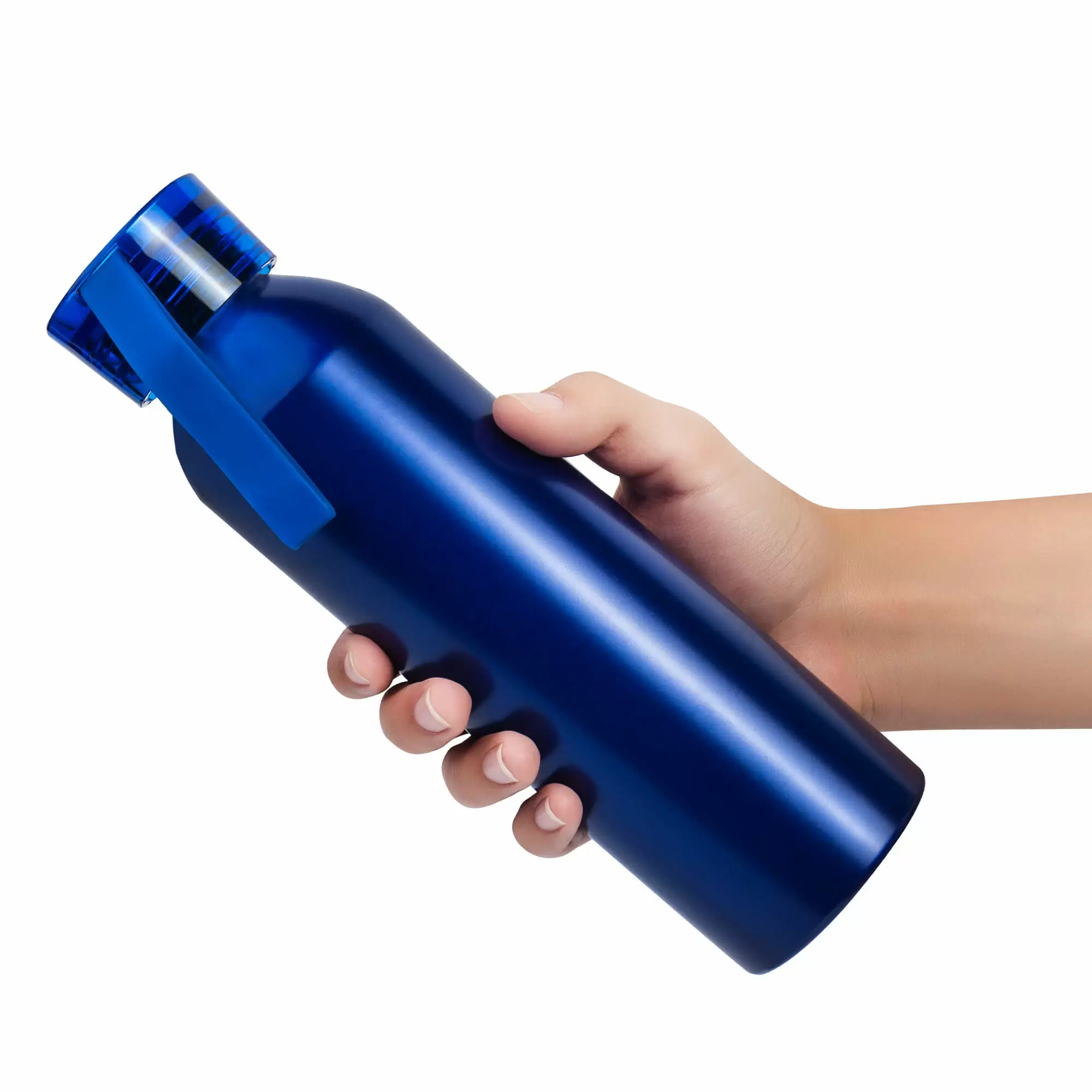 Термокружка Бутылка для воды VIKING BLUE 650мл. Синяя с синей крышкой  6140-01