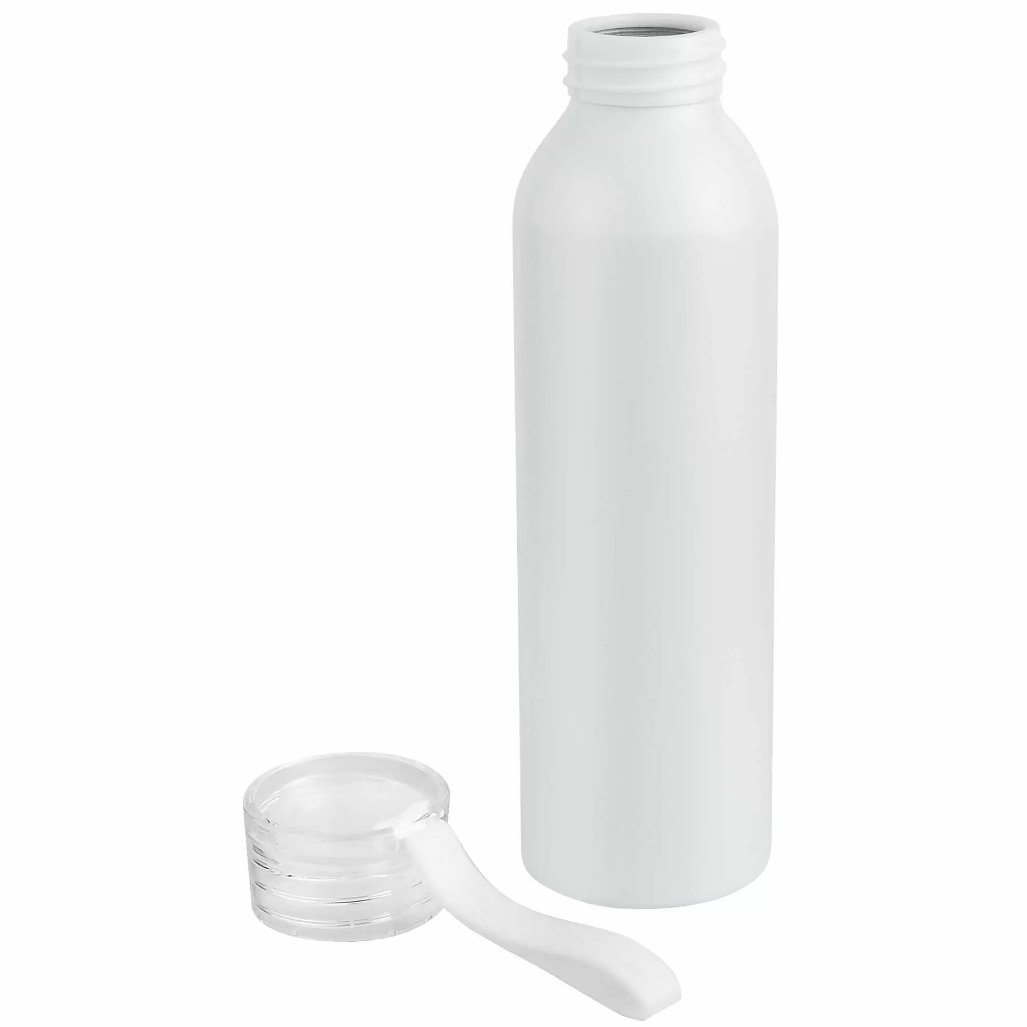 Термокружка Бутылка для воды VIKING WHITE 650мл. Белая с белой крышкой 6143-07