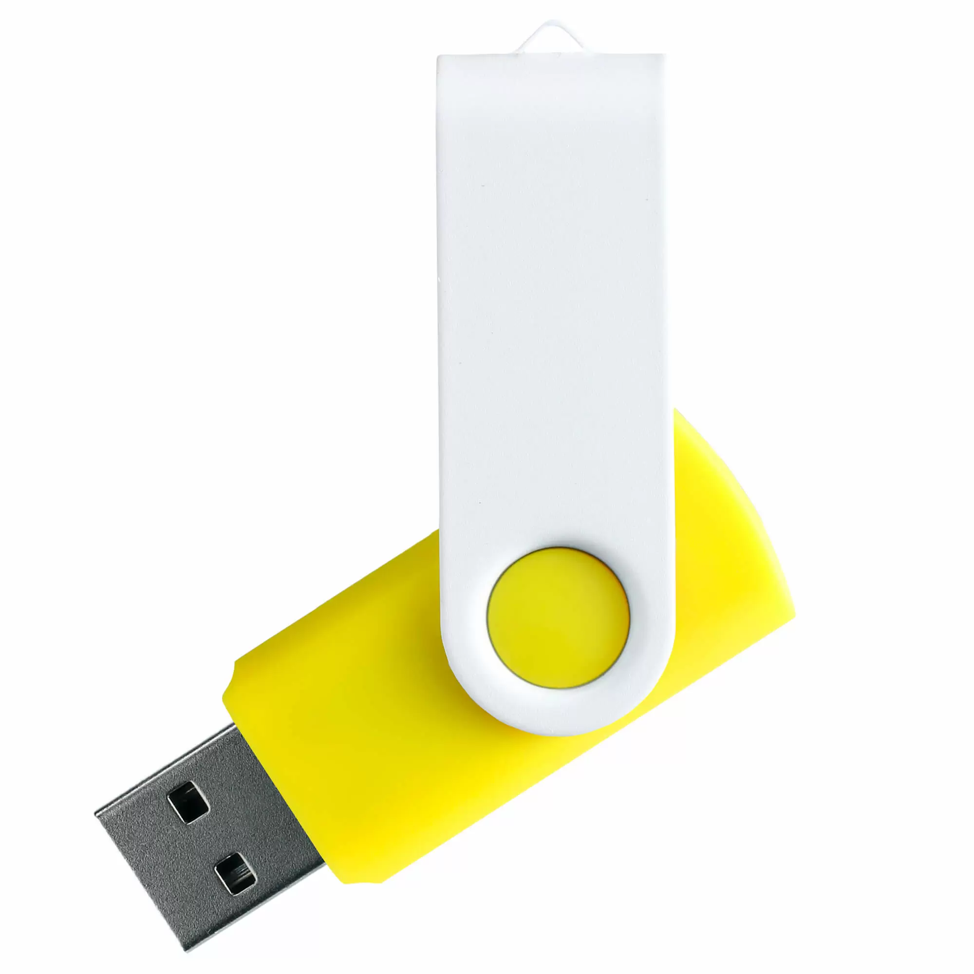 Флешка TWIST WHITE COLOR Желтая с белым 4015-04-07