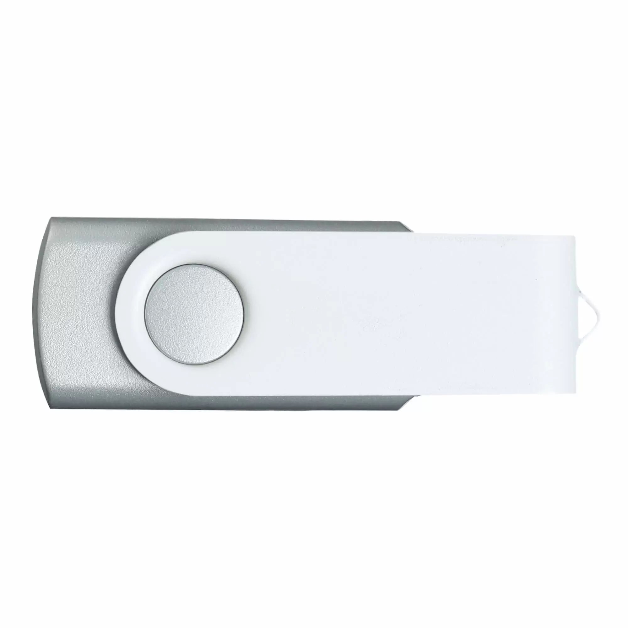 Флешка TWIST WHITE COLOR Серебристая с белым  4015-06-07