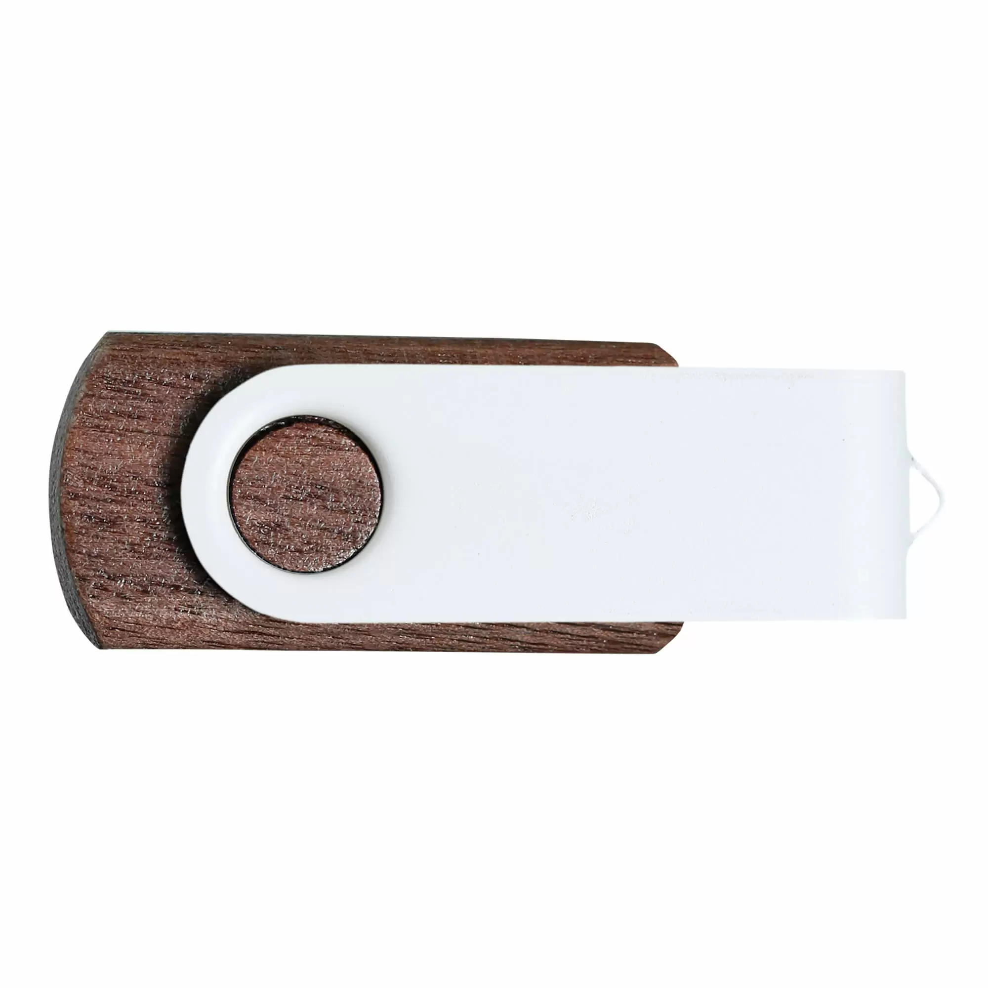 Флешка TWIST WOOD COLOR Темное дерево с белым 4014-32-07