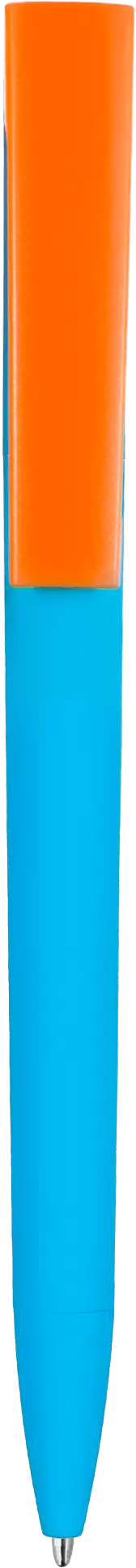 Ручка ZETA SOFT MIX Голубая с оранжевым 1024-12-05