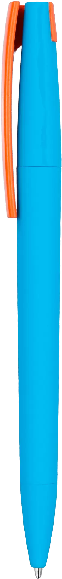 Ручка ZETA SOFT MIX Голубая с оранжевым 1024-12-05