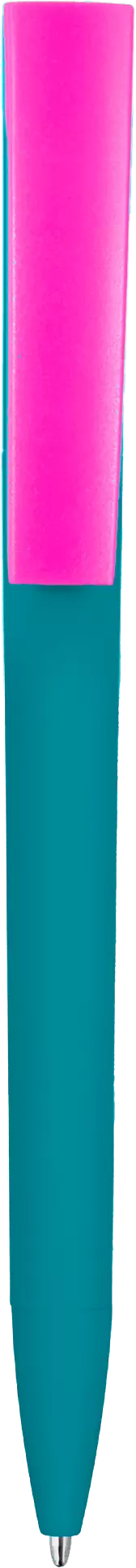 Ручка ZETA SOFT MIX Бирюзовая с розовым 1024-16-10