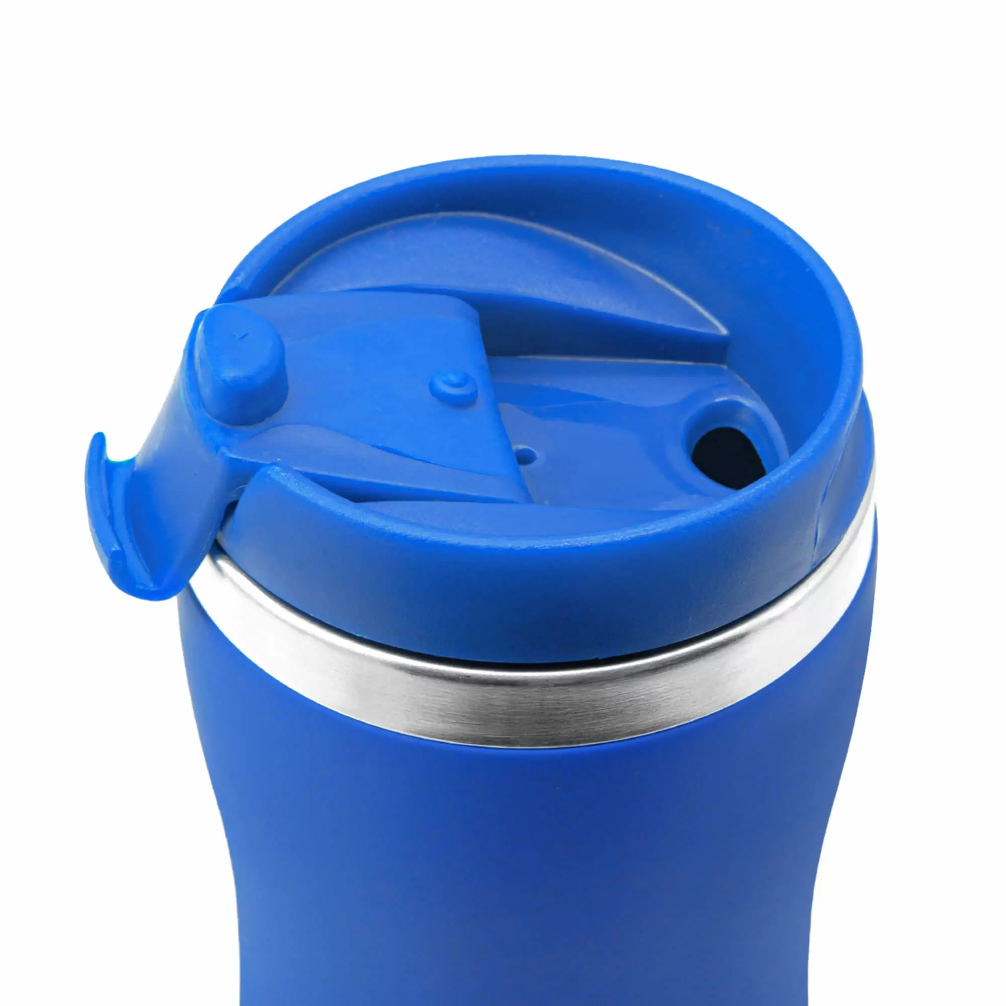 Термокружка SLIM SOFT COLOR 350мл. Синяя с синей крышкой  6030-01