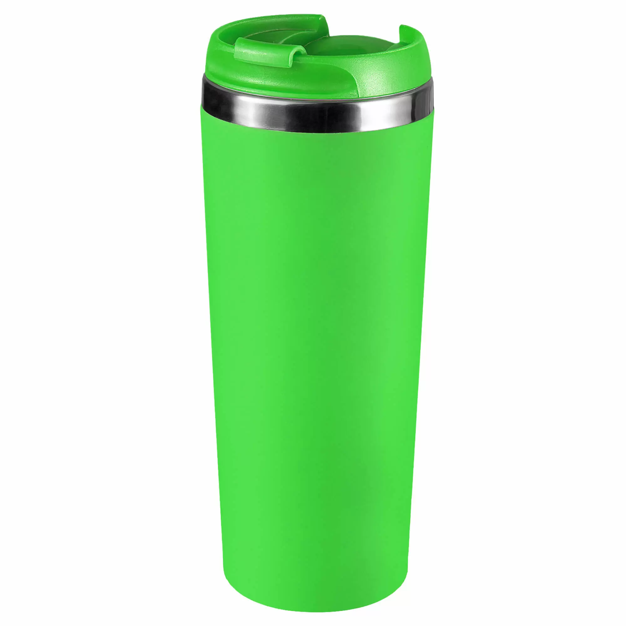 Термокружка KOMO SOFT COLOR 420мл. Салатовая с салатовой крышкой 6060-15